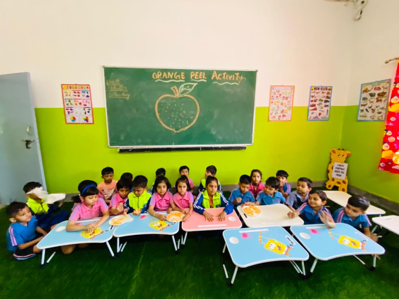 Citrus Fun: An Orange Peeling Activity for Students